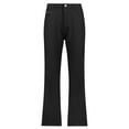 thumbnail image 4 of Jxximdong Pants for Women Women Solid Color Jeans Sagging Loose Slim Waist Straight Pants Women's Casual Jeans Black L Trousers, 4 of 4