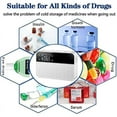 thumbnail image 6 of Small Fridge Cooler Insulin Cooler Case USB Mini Refrigerator Portable Insulin Bag, 6 of 9