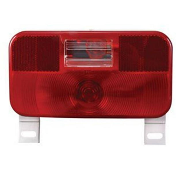 RV Combination Tail Lights with BackUp Lights, Driver Side Red