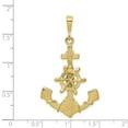 thumbnail image 3 of 10K Yellow Gold Charm Pendant Themed 45 mm 26 Anchor, 3 of 3