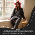 thumbnail image 2 of PJKOBMJ Demogorgon Hooded Jumpsuit Long Sleeve Pajama Hoody Onesie Loungewear Fuzzy Fall Winter Warm Thermal Fluffy Pajama Sets, 2 of 9