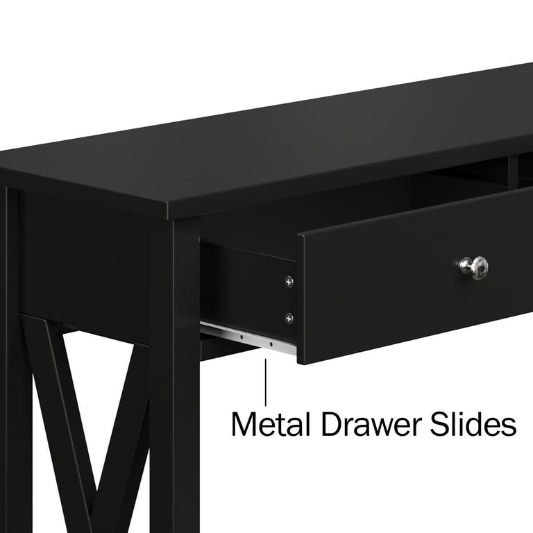 Lavish Home Console 2-Tier Entryway Table with Two Drawers