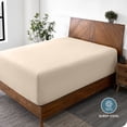 thumbnail image 3 of Sábana Ajustable Bare Home Premium 1800 Tamaño Twin Color Arena, 3 of 7