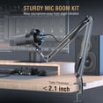 thumbnail image 2 of Kit de micrófonos para podcasts FIFINE K688 USB/XLR Dynamic con Boom Arm, 2 of 9
