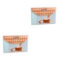 thumbnail image 1 of Tholdsy Floral Conejo Patrones A4 PVC Impermeable Archivo Sobre Bolsas de Almacenamiento Organizador Útiles Escolares Type4 NO4, 1 of 6