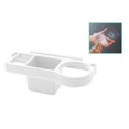 thumbnail image 1 of Estante de almacenamiento para rizador de pelo, soporte para secador de pelo, organizador de baño, peine, montaje en pared, 1 of 5