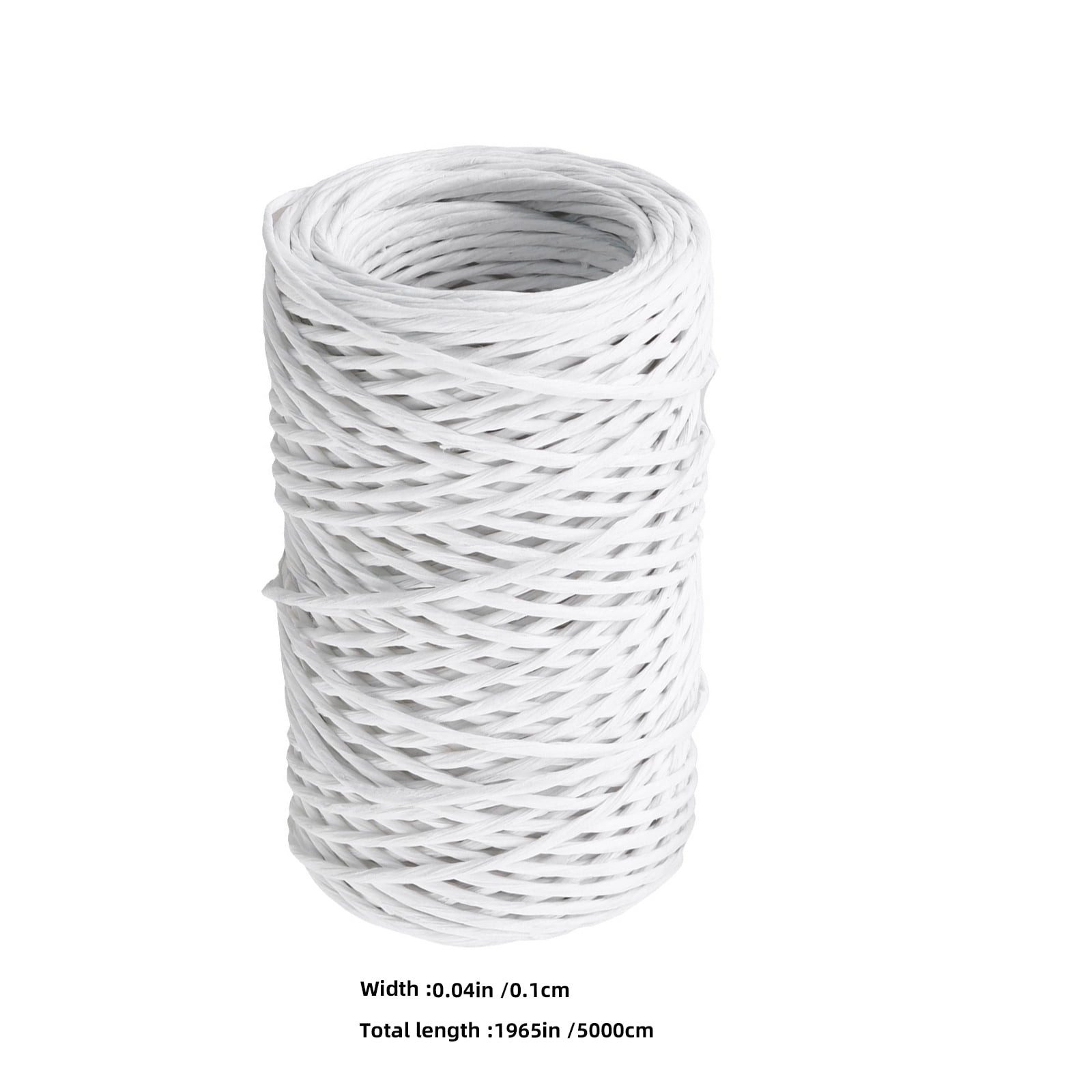 OUNONA White Paper Coated Floral Wire for Gardening, Flower Arranging, Crafting, Floral Projects and Decorations