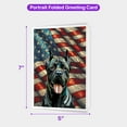thumbnail image 5 of Patriotic Cane Corso Stained Glass Portrait American Flag 5x7in Folded Greeting Card Italian Mastiff Dog Lover Gifts Idea Single Note Card with Envelope - 01010, 5 of 5