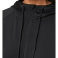 thumbnail image 3 of Mondetta Women's Moisture Wicking Lightweight Full Zip Hoodie Jacket with Thumbholes Black, L, 3 of 4