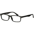 thumbnail image 2 of M+ Plano Blue Light Lens Injection Mens Frames, Alex, Black, 52.5 - 16.5 - 138, with Case, 2 of 5