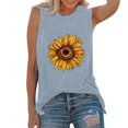 thumbnail image 1 of Playeras,Blusas y Tops,Ropa para Mujer Mujeres Negro Tank Top Camiseta sin mangas cómoda para mujer (Grey, XL), 1 of 4