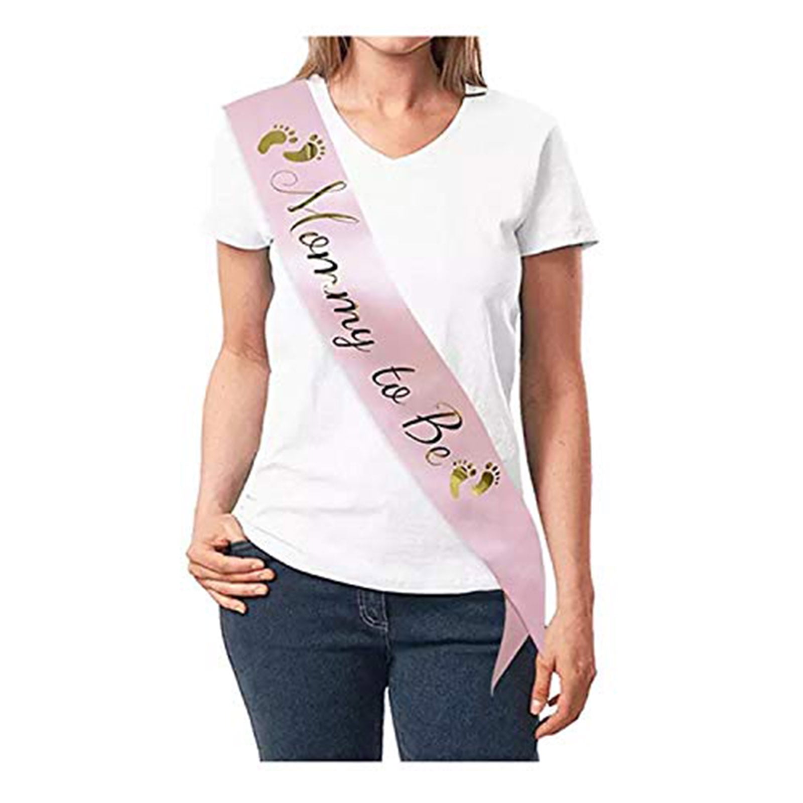 Baby Shower Maternity Sash Belly Belt Mommy to Be Sash Daddy to Be