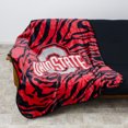 thumbnail image 3 of College Covers Ohio State Buckeyes Soft Raschel Throw Blanket, 60" x 50", 3 of 6