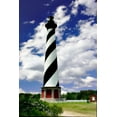 thumbnail image 2 of Alan Hausenflock 4x24 White Modern Wood Framed Wall Art Titled - Cape Hatters Light, 2 of 5