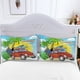thumbnail image 4 of Cubierta de edredón Conjuntos de ropa de cama de buceo Cómodas cubiertas de almohadas Poliéster Fibra Decoraciones de cumpleaños Conjunto de colchas para dormitorio l 3 piezas Eigraketly HA011565-14, 4 of 7