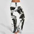 thumbnail image 5 of Pantalones anchos Gibobby Mujer Pantalones de yoga sueltos Estampado Negro M, 5 of 5