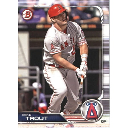 2019 Bowman #1 Mike Trout Los Angeles Angels Baseball