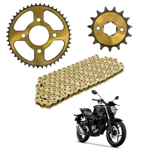 Kit Traccion Arrastre Gixxer 155 45D 15D 428Hx132 Reforzada