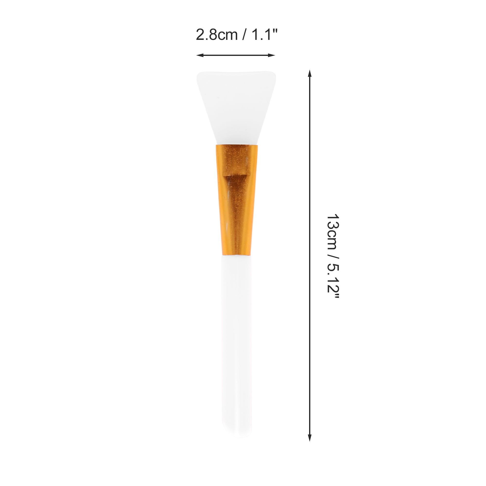 Unique Bargains Smooth Face Mask Applicator 5 Pcs White
