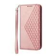thumbnail image 2 of Case for Samsung Galaxy A13 5G, Magnetic Matte Premium PU Leather Stand Flip Cover with Card Slots and Wallet, Shockproof and Full Body Protection Compatible with Galaxy A13 5G - Rosegold, 2 of 10