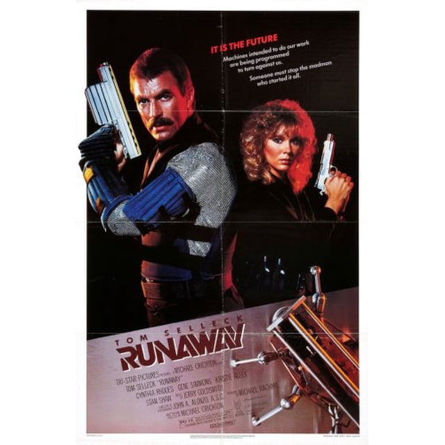 Runaway Movie Poster Tom Selleck Reprint 27inx40in for any room 27x40 ...