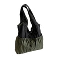thumbnail image 1 of Bolso de hombro para mujer, estilo casual, ideal para otoño e invierno, para ir de compras, el trabajo, vacaciones o fiestas. Negro, 1 of 7