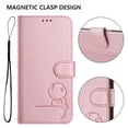 thumbnail image 2 of Flip Case for iPhone 17e RFID Blocking Magnetic Clasp Wallet Case with 3 Card Slots and Kickstand Function, 2 of 4