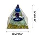 thumbnail image 3 of XWSHYW Decoraciones para El Hogar Estilos Pirámides Pirámides de Piedra Triturada de Cristal Manualidades para El Hogar Adornos de Resina Decoración de Bar 5 Cm, 3 of 4