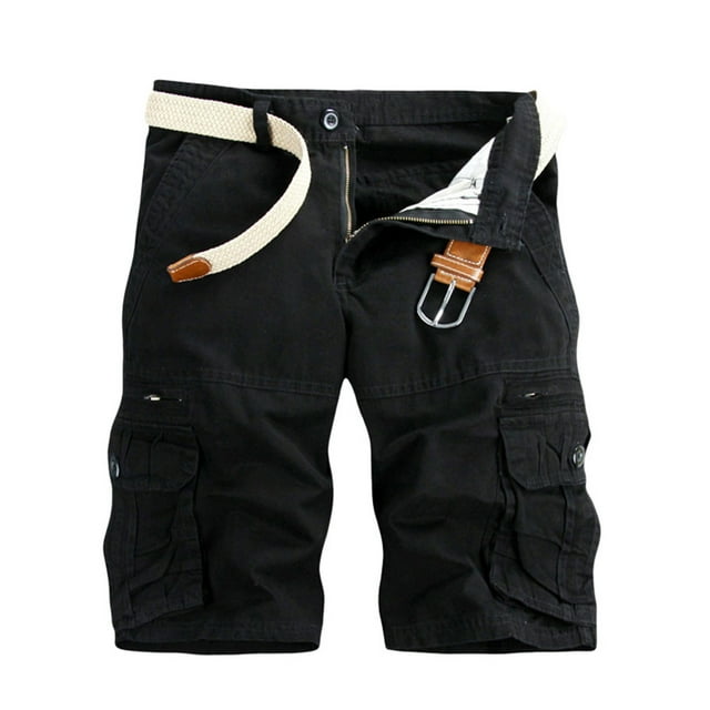 Yuyuzo Shorts Cargo pour Hommes avec Multi-Poches Shorts Classiques d'Été pour Randonnée Tactique en Plein Air