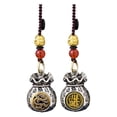 thumbnail image 2 of Chinese Zodiac Wealth Bag Pendant Charm For Daily Fortune Rotating God Of Wealth Bag Luck And Keychain For Good Fortune，A Zodiac God Of Wealth Bag Pendant （Clearance）, 2 of 9