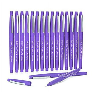 Lelix Felt Tip Pens, 15 Black Pens, 0.7mm Medium Point Felt Pens, Felt Tip  Markers Pens for Journaling, Writing, Note Taking, Planner, Perfect for Art