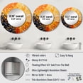 thumbnail image 4 of Designart "Blazing Fusion IV" Abstract Collages Yellow Large Round Mirror - Round Mirror Wall Décor - Modern Round Printed Mirror 29" x 29" Inch, 4 of 5
