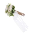 thumbnail image 3 of Western Wedding Simulation Silk Cloth Flower Holding Bouquet Bride Bouquet Home Supplies, 3 of 4