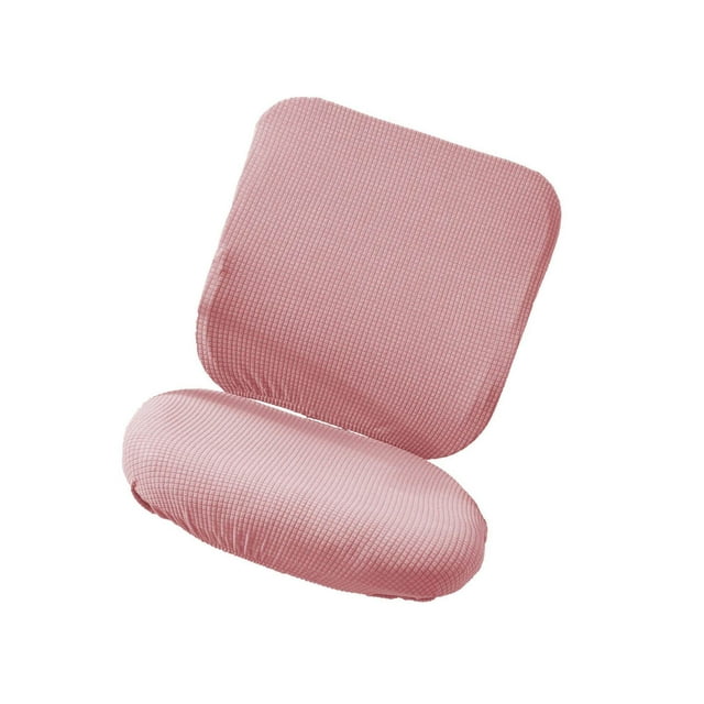 serony Computer Chair Cover Swivel Chair Cover for Rotating Chair Pink