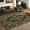 Green, variant on Jakolive 5'×7' Oriental Floral Rug, Washable, Plush, Slip-Resistant, Fade-Proof, Low-Pile, Stain-Resistant, Long-Lasting Indoor Carpet, Ideal for Living Room, Bedroom & Playroom