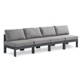 thumbnail image 1 of Meridian Furniture Nizuc Grey Outdoor Patio Modular Sofa, 1 of 9