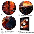 thumbnail image 3 of Designart "Pyrotechnics On The Red Piano" Music Canvas Art Print, 3 of 7