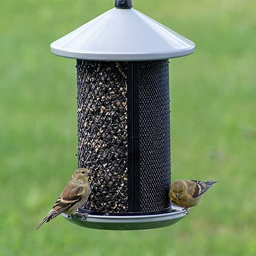 Perky Pet Dual Mesh Seed Feeder - Gray