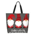 thumbnail image 1 of Balery Chillin with My Gonme Bolsa Tote Estilo Estético con Cremalleras, Bolsa de Hombro, Bolsa de Compras Grande y Plegable, 1 of 8
