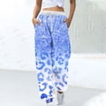 thumbnail image 2 of Birdeem Women Fashion Color Blocked Printed Drawstring Pants, 2 of 5