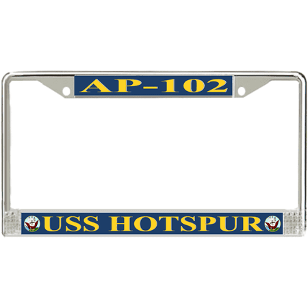 USS Hotspur AP-102 License Plate Frame