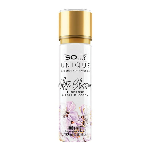 Body Mist ¿Así que...? Vainilla floral única de flor blanca, 150 ml