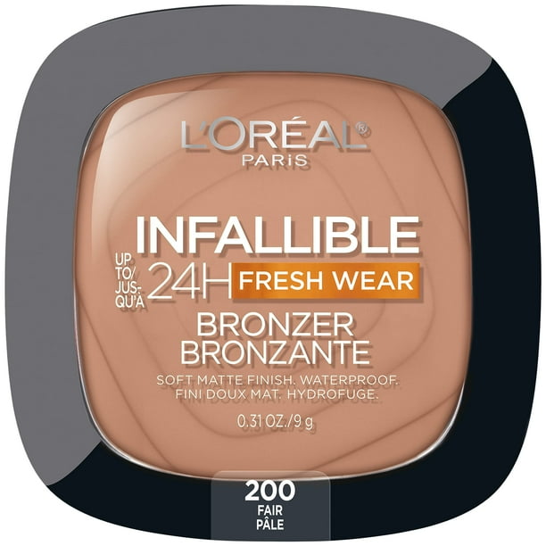 Bronceador L'Oreal Paris Infalible hasta 24 horas Fresh Wear, 7 ml