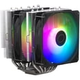 thumbnail image 2 of Cooler Master Hyper 620S Dual Tower CPU Air Cooler, ARGB Sync, 120mm PWM Fan, 6 Pipes, 2 of 11