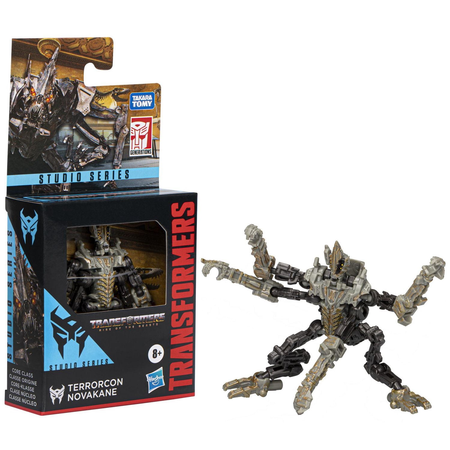 Transformers Toys Studio Series Transformers: Rise of the Beasts Terrorcon Novakane Toy, 3.5-inch, Action Figures For Boys And Girls Ages 8 and Up