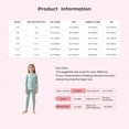 thumbnail image 5 of TTAO Children Thermal Underwear Set Boys Winter Warm Pants Set Girls Base Layer Underwear Outfits Brown 150, 5 of 5