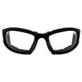 thumbnail image 2 of EPOCH Hybrid Motorcycle Sunglasses Black Frames Clear Lens ANSI Z87.1+, 2 of 9