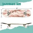 thumbnail image 2 of 31'' Complete Skateboard 7 Layer Canadian Maple Double Kick Deck Skateboards japanese cherry blossom cherry flower watercolor Skate Board for Beginner Adult Gifts, 2 of 5