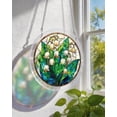 thumbnail image 5 of Clearance！Acrylic Suncatcher Jigsaw Puzzle-Emerald Flame Hummingbird, Window Suncatcher Acrylic Puzzle, DIY Suncatcher Kits for Adults, Home Decor Gift for Women, Mom, Friends (7.4 in), 5 of 8
