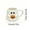 B, variant on Halloween Ghost Ceramic Mug, 12 Oz Spooky Coffee Tea Cup with 3D Sculpted Design, Cute Fall Drinkware for Party Table and Home Decor